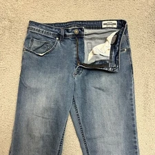 Buffalo David Bitton Jeans Mens 34x30 Blue Adam Slim Stretch Denim Casual Formal