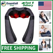 Deep Tissue Electric Neck Massager with Heat - Perfect Gift for Stress Relief