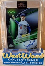 2026 Topps Chrome Black Green Refractor Autograph Auto #RS Roki Sasaki /99
