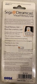 1999 SEGA DREAMCAST VISUAL MEMORY UNIT VMU WHITE FACTORY SEALED MK-50120