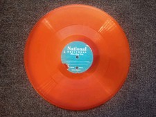 Rare National Hollywood recording disc....Red colored...home recording