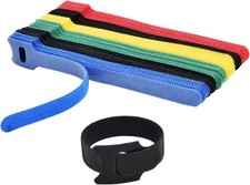 Reusable Adjustable Cable Ties Assorted Colors