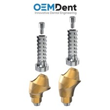 Dental Angulated 17  Multi Unit 1.6mm Titanium Set NP Nobel Active  Compatible