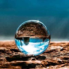 Crystal Ball Perfect Lensball Clear Glass 50/60/80/90mm Transparent Ball