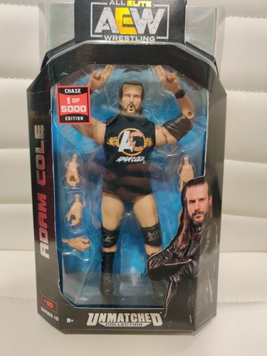 AEW ADAM COLE Unmatched Collection Series #10 Wrestling Figure Chase 1 / 5000 - Picture 2 of 5