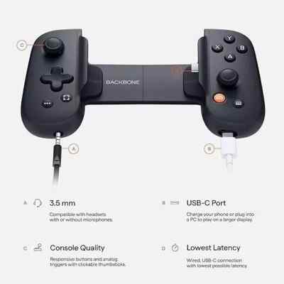 BACKBONE One Mobile Gaming Controller Android/ (USB-C) GEN 1