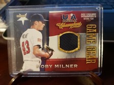 2013 USA Baseball Champions Game Gear Jerseys #12 Hoby Milner  