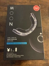 Moon Teeth Whitening Kit LED Light Wireless 5 Minute Treatment Gentle on Teeth