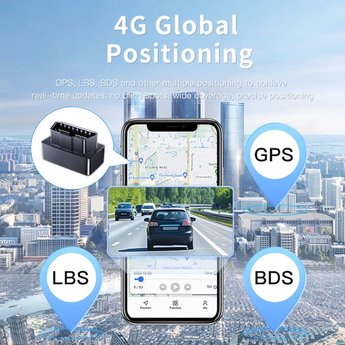 4G OBDII Realtime GPS Tracker LIVE Tracking Locator Vehicle Car OBD2 Mini Device - Picture 3 of 24