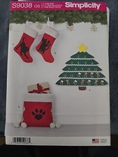 Simplicity Sewing Pattern S9038 Christmas Holiday Crafts New retail 20.95