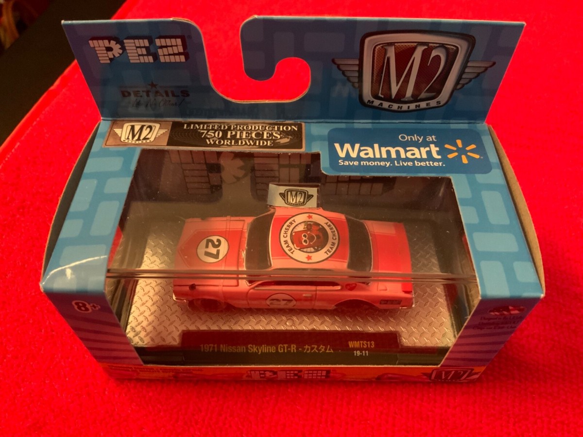 M2 MACHINES PEZ CHASE 1971 NISSAN SKYLINE GT-R - 1 OF 750