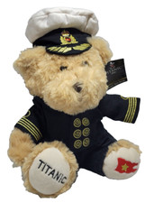 Titanic White Star Line Officer Captain Bear Cuddly 10" Plush Soft Toy Souvenir