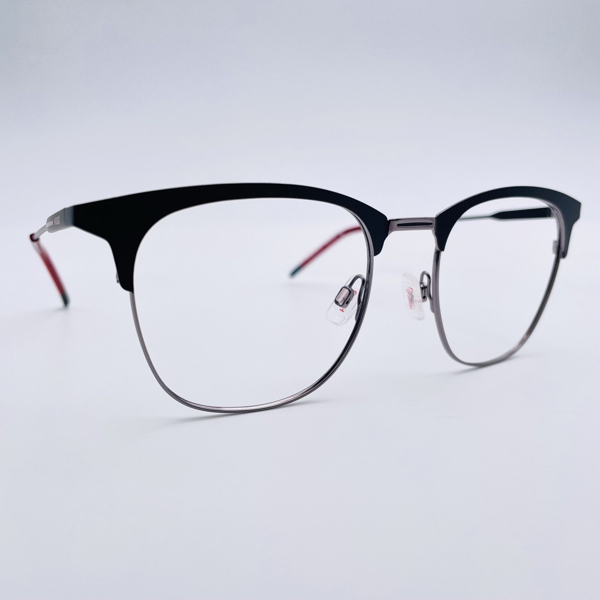 HUGO BOSS eyeglasses MATT BLACK ROUND glasses frame MOD: HG SUN RX