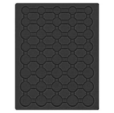 Lindner 2556CE Velour Inserts Trays Black 6 Currency Coin Sets in Capsules