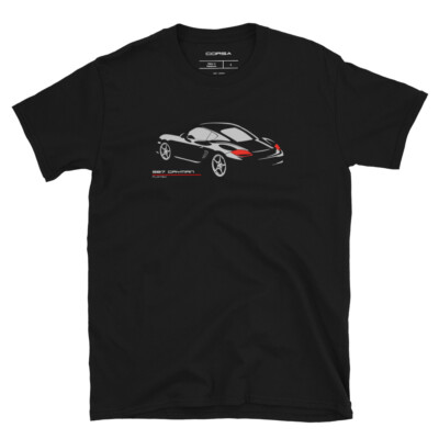 987 Cayman Silhouette  986 718 981 911 996 993 991 930 997 Men's T-Shirt