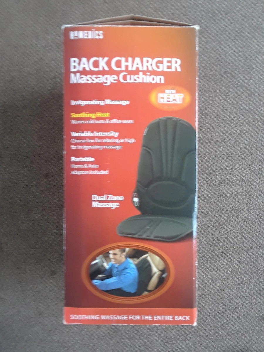 HoMedics Back Charger Massage Cushion Black Tested eBay