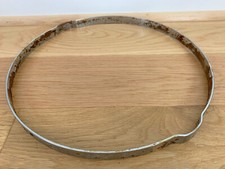 LUDWIG Vtg 13" No-Flange Bottom Snare Side HOOP Rim Counterhoop Part Chrome Vtg