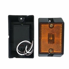 2pc Amber 4 Side Marker Lights Led Truck Trail Trailer Clearance Super Bright 2pc Amber 4 Side Marker Lights Led Truck Trail Trailer Clearance Super Bright
