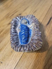 PW & Co Baby Jesus Stoneware Pottery Nativity Piece