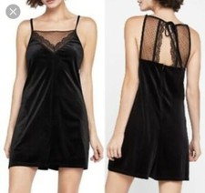 NWT Bcbgeneration Velvet Lace-Trimmed Romper