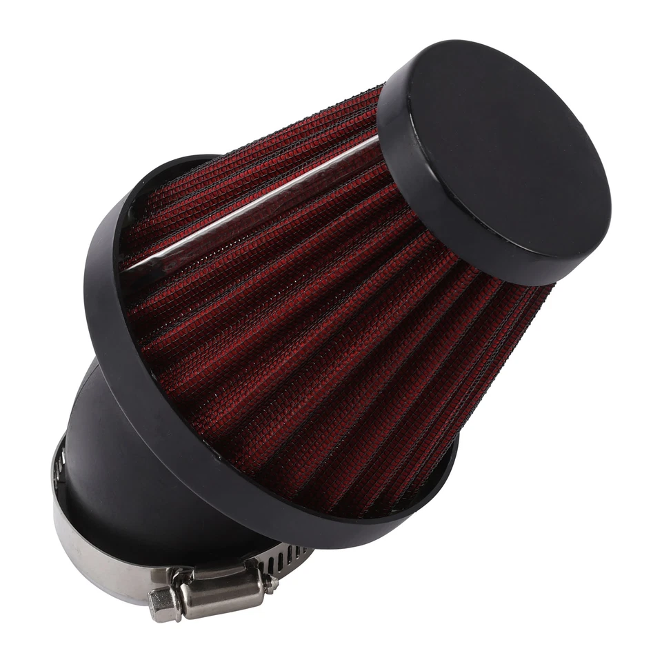 Filtro de admisión de aire de motocicleta 48 mm apto para Honda Yamaha Kawasaki Suzuki Foto 4 de 4