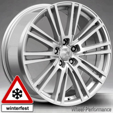 17 Zoll W18 Alufelgen 7,5x17 5x112 ET35 silber für Mercedes