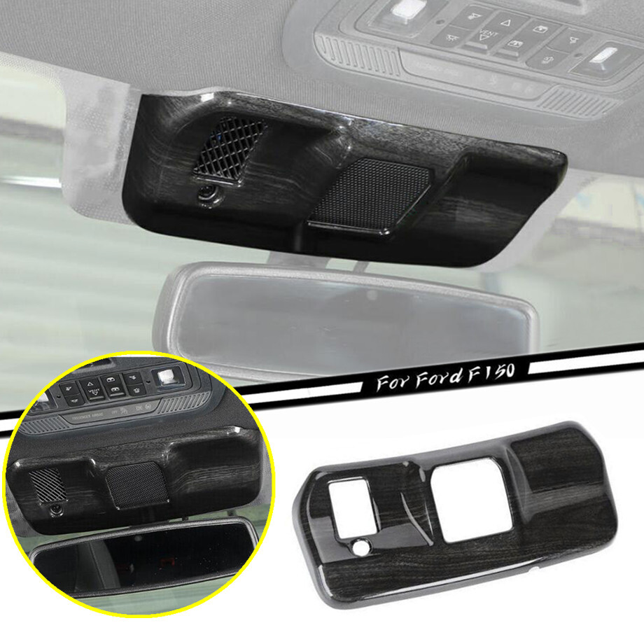 Car Interior Rearview Mirror Base Cover Trim For Ford F150 2021-2023 Accessories