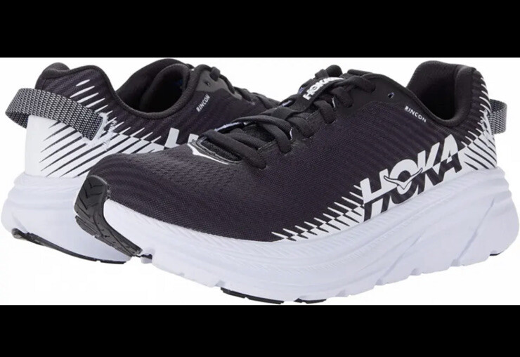 Hoka One One Rincon Odyssey Black/white Running Shoes 1110514