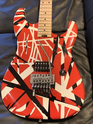 EVH Eddie Van Halen Stripe Series Red Black White Strat Style