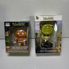 NUEVO, Funko Minis ~SHREK- GINGERBREAD MAN Figura Vinilo + Culturefly Shrek Bobble