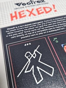 Vectrex Hexed! Complete Boxed Game by FURY