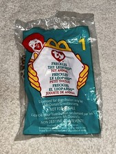 ty Ronald Mcdonalds teenie beanie babies #1 Freckles the leopard W/Errors!