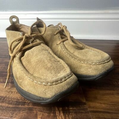 Merrell  Tan Suede Shoes Mens Merrell Otter Tan Suede Dessert Light Hiking Boots  main image 2