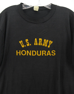 T-shirt Vintage US Army Noir – Fruit Of The Loom, Homme XL, Motif Héros