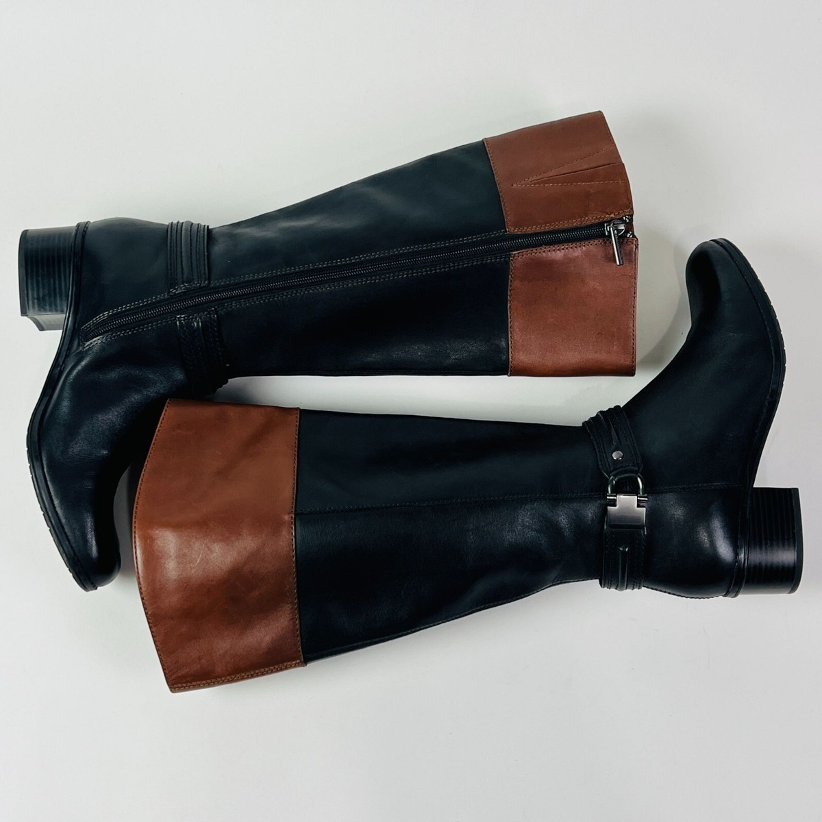 Bandolino Leather Knee-High Womens 7.5