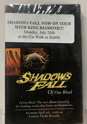 Shadows Fall Of One Blood Sealed Cassette Single King Diamond Tour  RARE  OOP