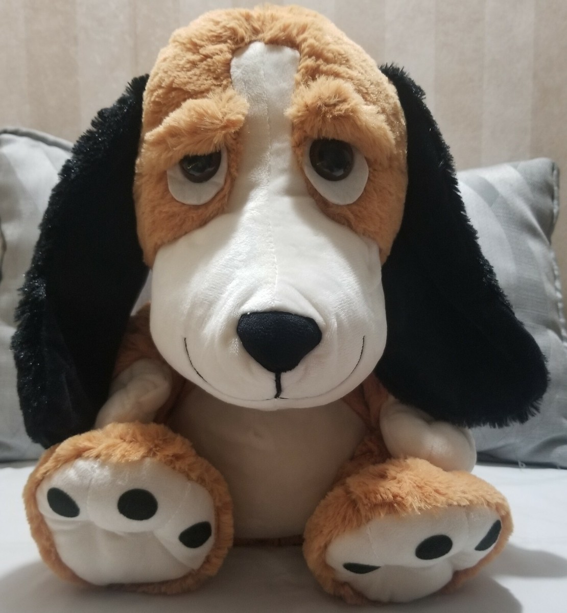 Rare Peek-A Boo Toys Vintage Droopy Eyes Brown Black Basset