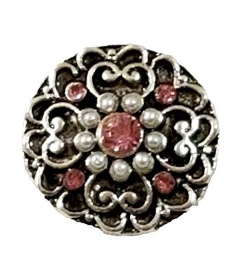 3D GEM & RHINESTONE 18mm/20mm GINGER SNAP BUTTON POPPER FOR NOOSA JEWELRY USA