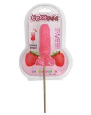COCK POP STRAWBERRY DAIQUIRI COCKTAILS LOLLI  ADULT NOVELTY GAG GIFT