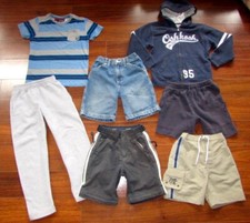 GYMBOREE Old Navy OSH KOSH Boy's 6 VINTAGE Y2K Hoodie Shorts Pants LOT