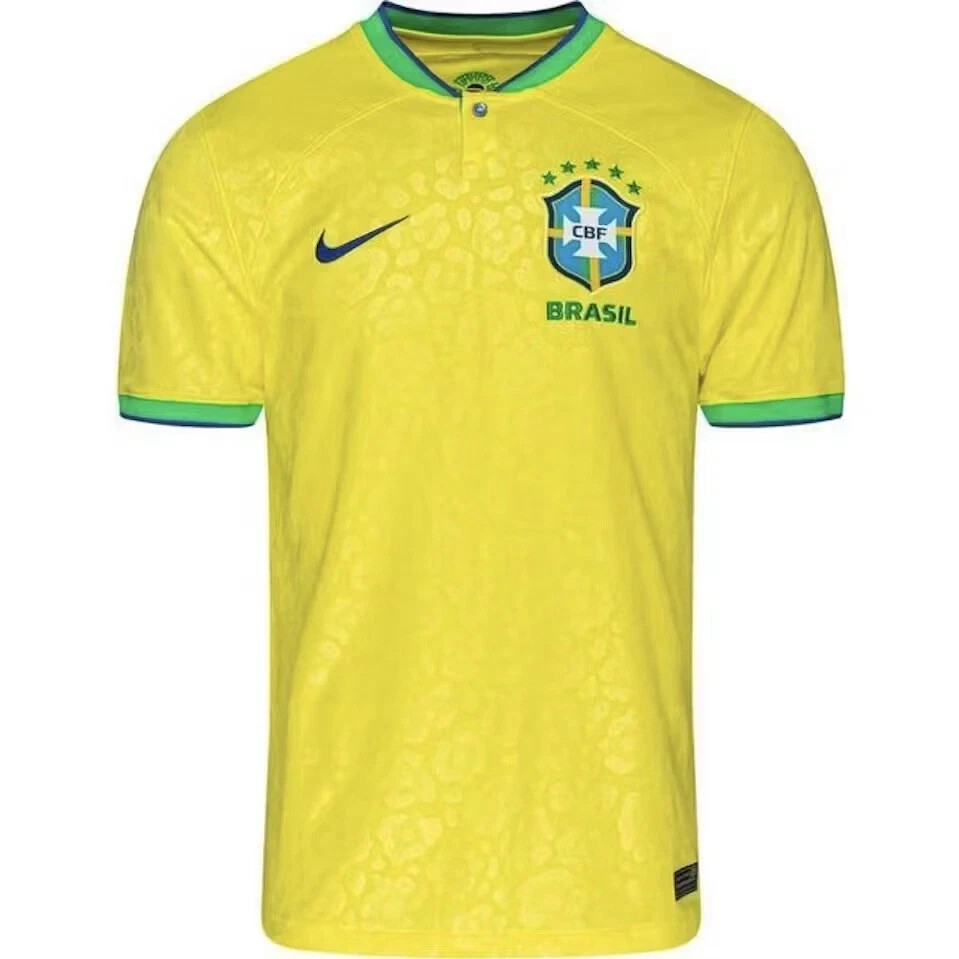 Nike Brazil Soccer Jersey Mens Sz M 22/23 Stadium DN0680-742