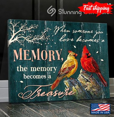 Vintage Cardinals When Someone You Love Becomes A Memory, The Memory Becomes ...