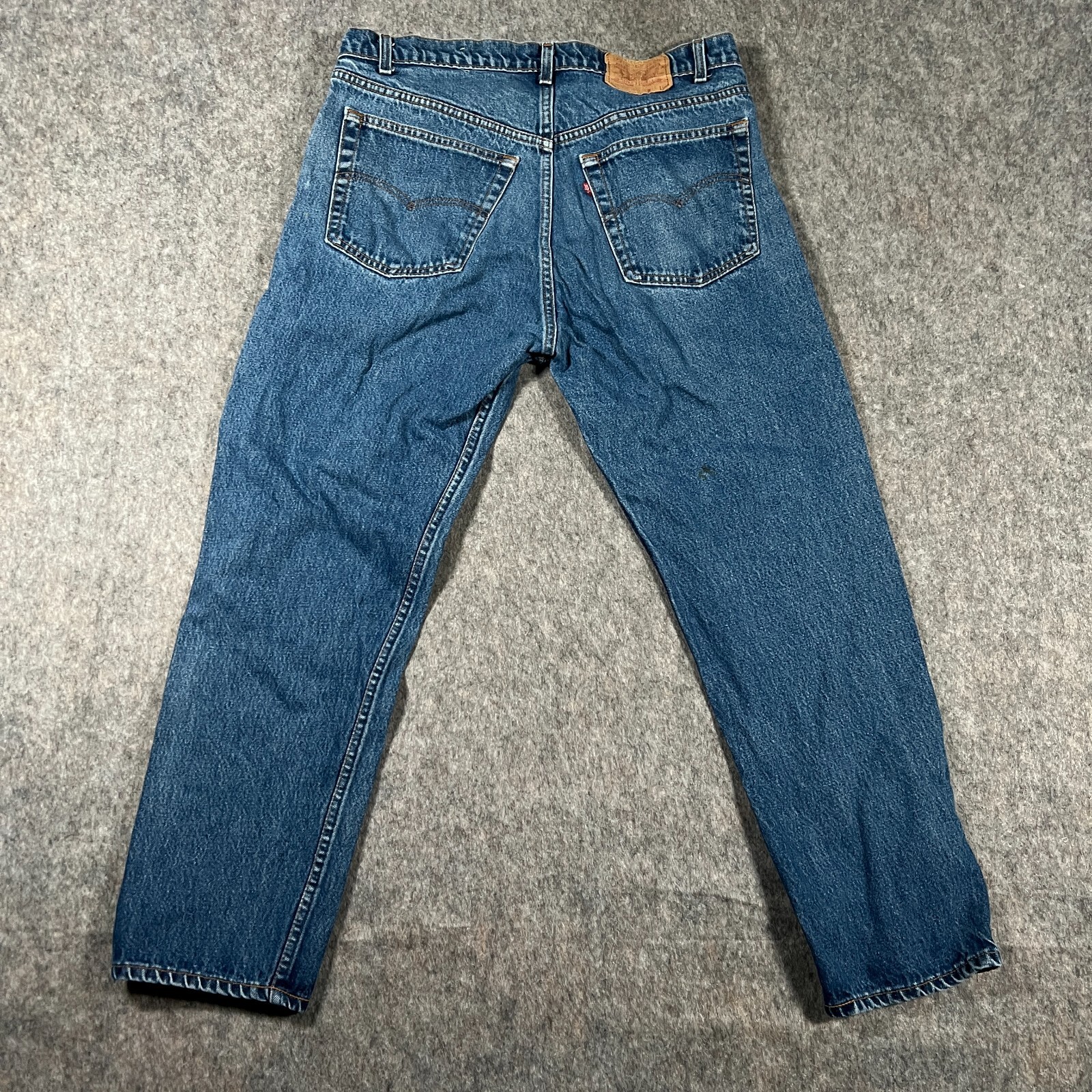 Levi's 505 Men's Straight Jeans Size 40x30 Blue Denim Cotton Stretch 5-Pockets thumbnail 2