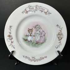 Royal Albert Beatrix Potter Tom Kitten Salad Plate 8  1986 Bone China England