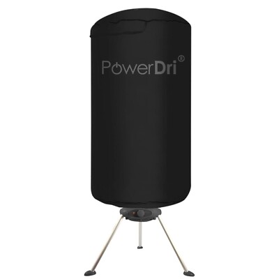 PowerDri Elektrisch Beheizter Wäscheständer Trockner Maschine Indoor 15kg Kapazität 1000W
