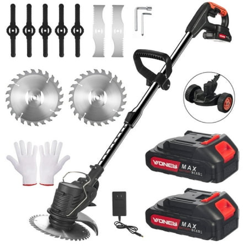 JAHY2TECH Cordless Electric Weed Wacker String Trimmer, 1880W Weed Wacker Lawn