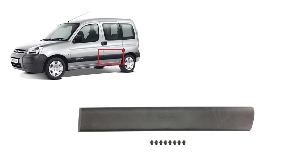 BAGUETTE DE PORTE ARRIERE GAUCHE CITROEN BERLINGO PARTNER 07.96-10.08 8546H1 - Photo 1/1