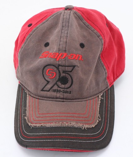Red Grey Strapback Baseball Cap | eBay