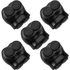 5Pk 2 Port Insulated Multi Cable Connectors Single Entry Splice Cable Connectors