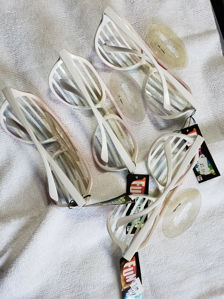 Amscan Gafas Ranura Plástico Fiesta Accesorio Arco Iris Orgullo Divertido ¡Aspecto Retro! Foto 4 de 4